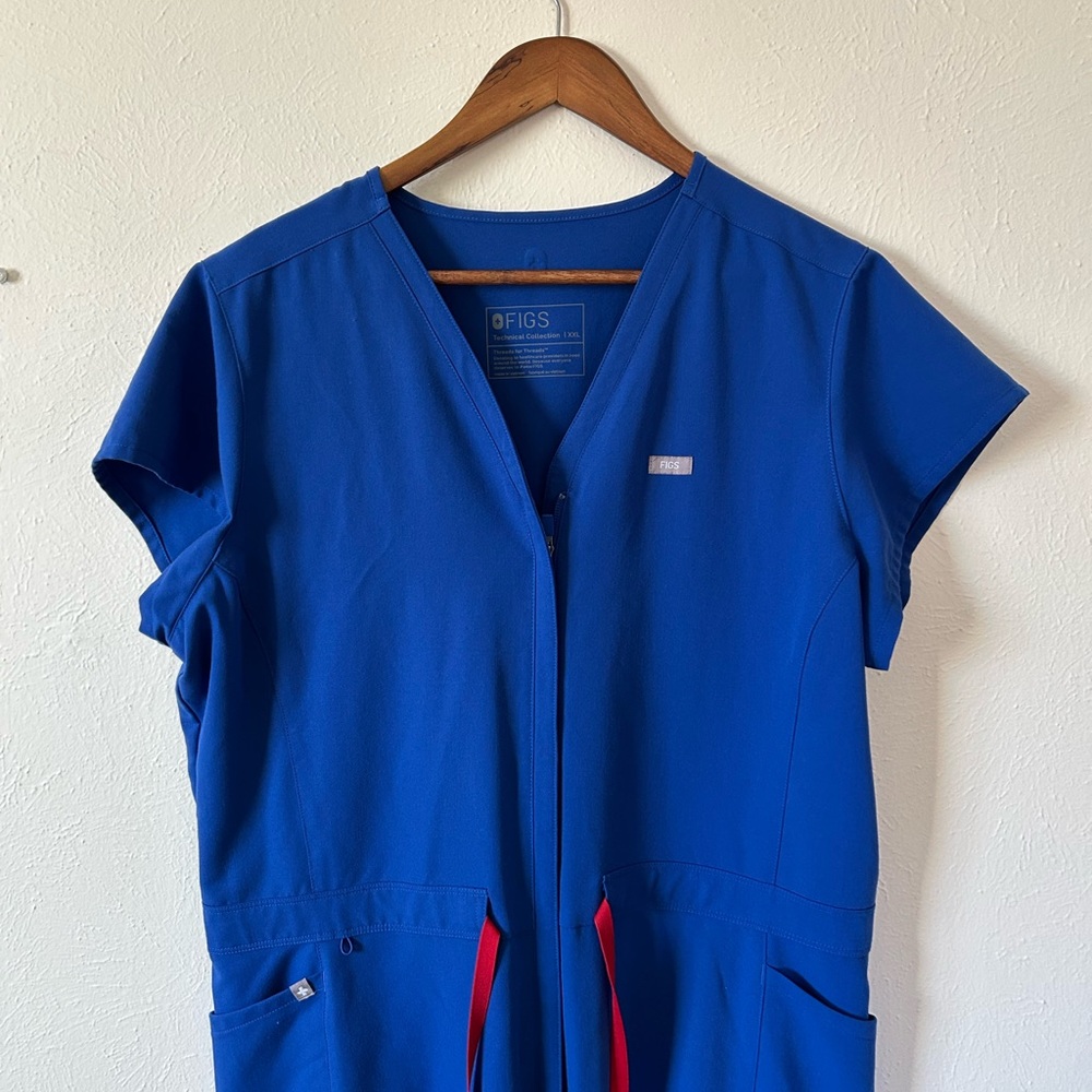 FIGS Jane Jumpsuit XXL Winning Blue